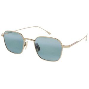 Maui Jim MJ0690S-001 Refined Square Titanium Sunglasses in Matte Light Gold